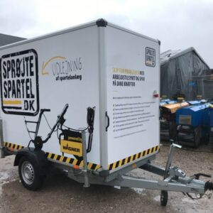Sparteltrailer til sprøjtespartel